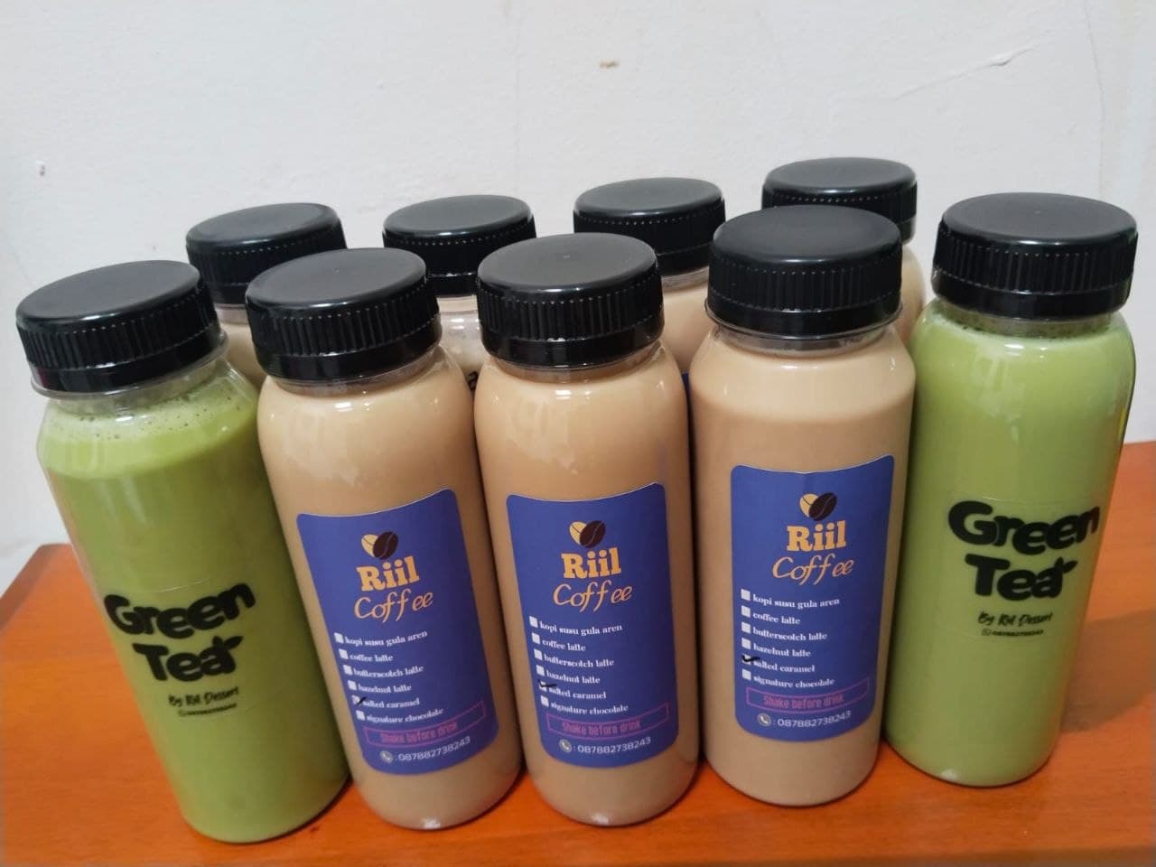 Lineup minuman Riil Coffee